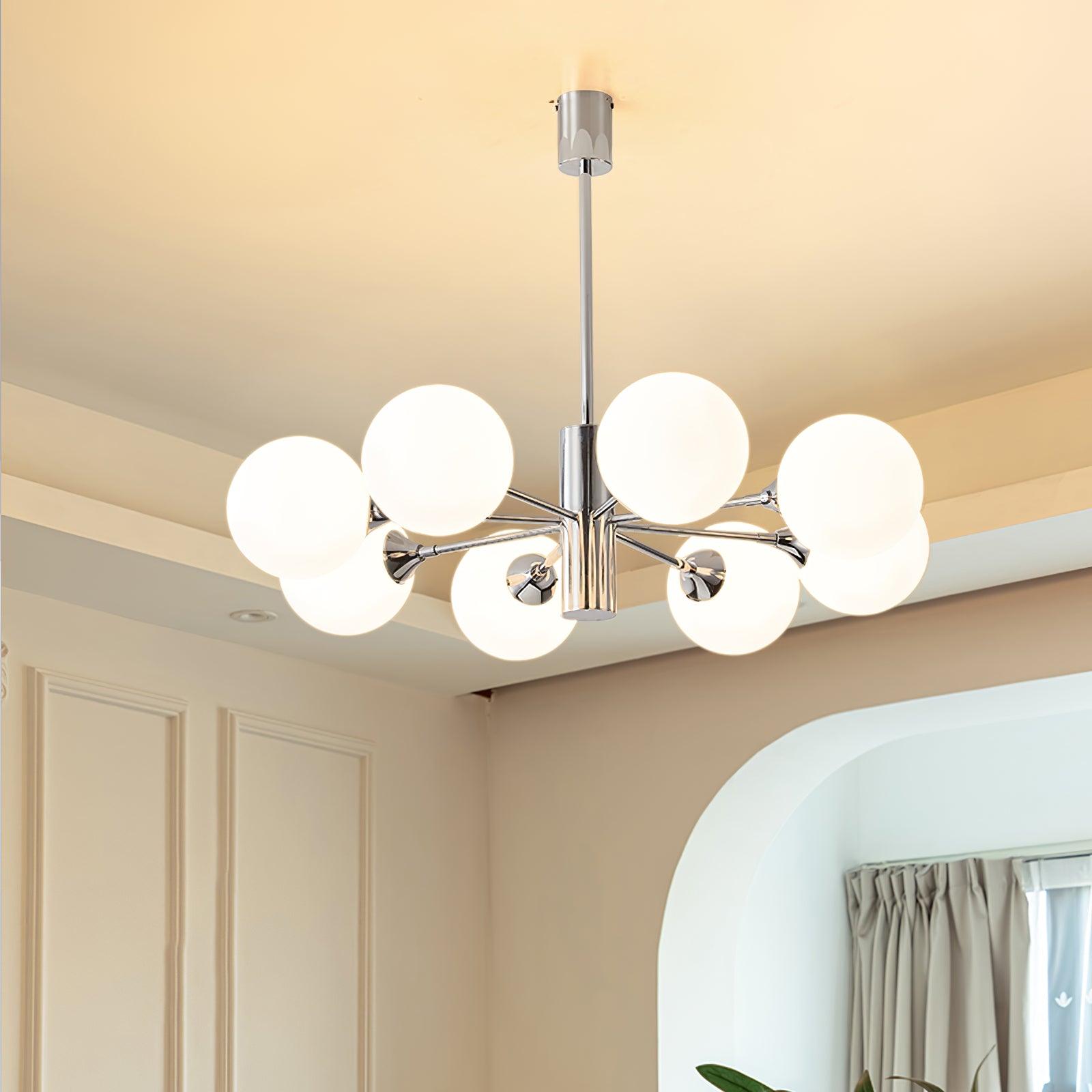 Lola Chandelier - Elegant Crystal Ceiling Light Fixture for Dining Room, Bedroom & Living Room | Perfect for Home Decor & Interior Design