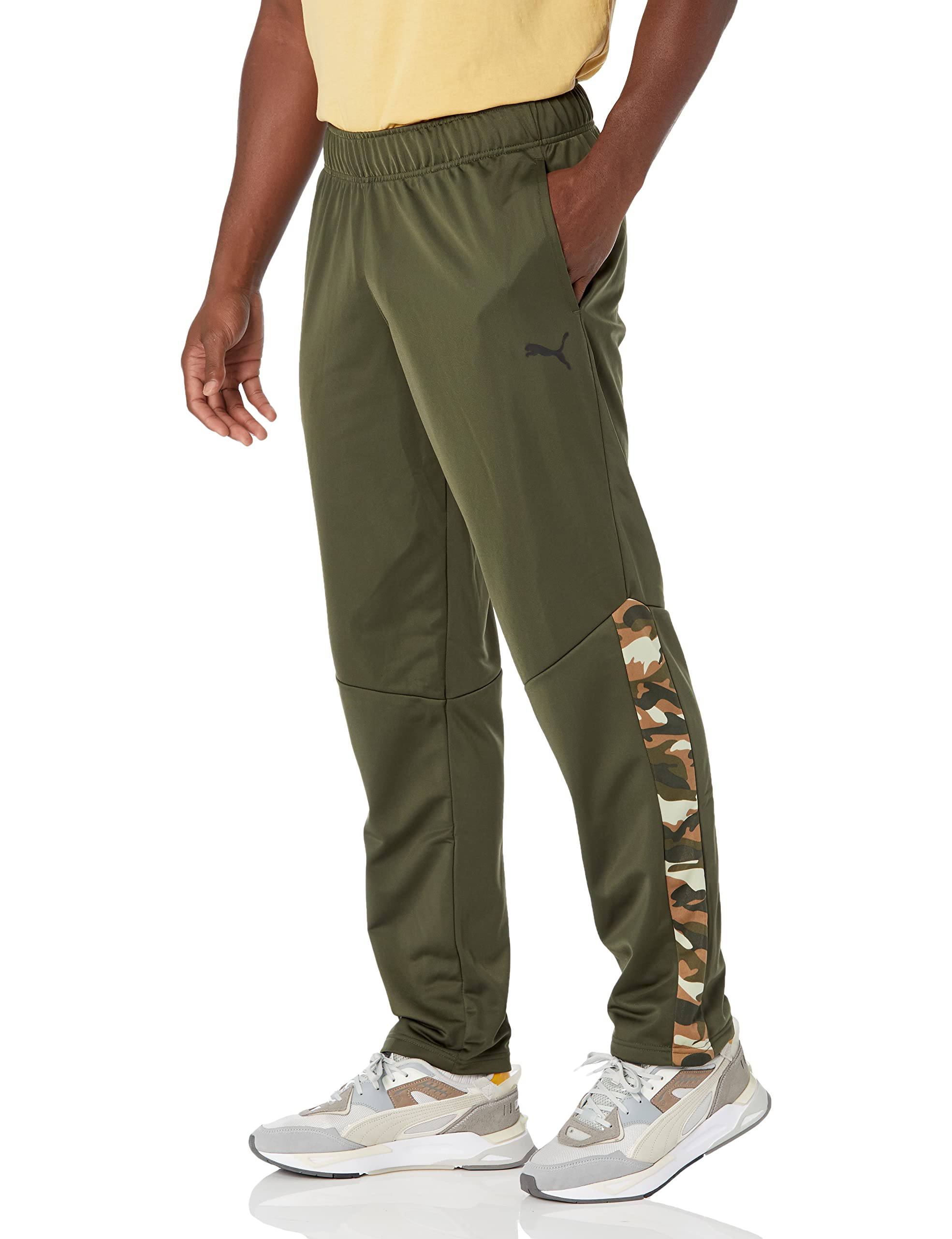 PUMA Men's Contrast Pants - Big & Tall Sizes - Comfortable Athletic Joggers for Casual Wear, Workout & Street Style