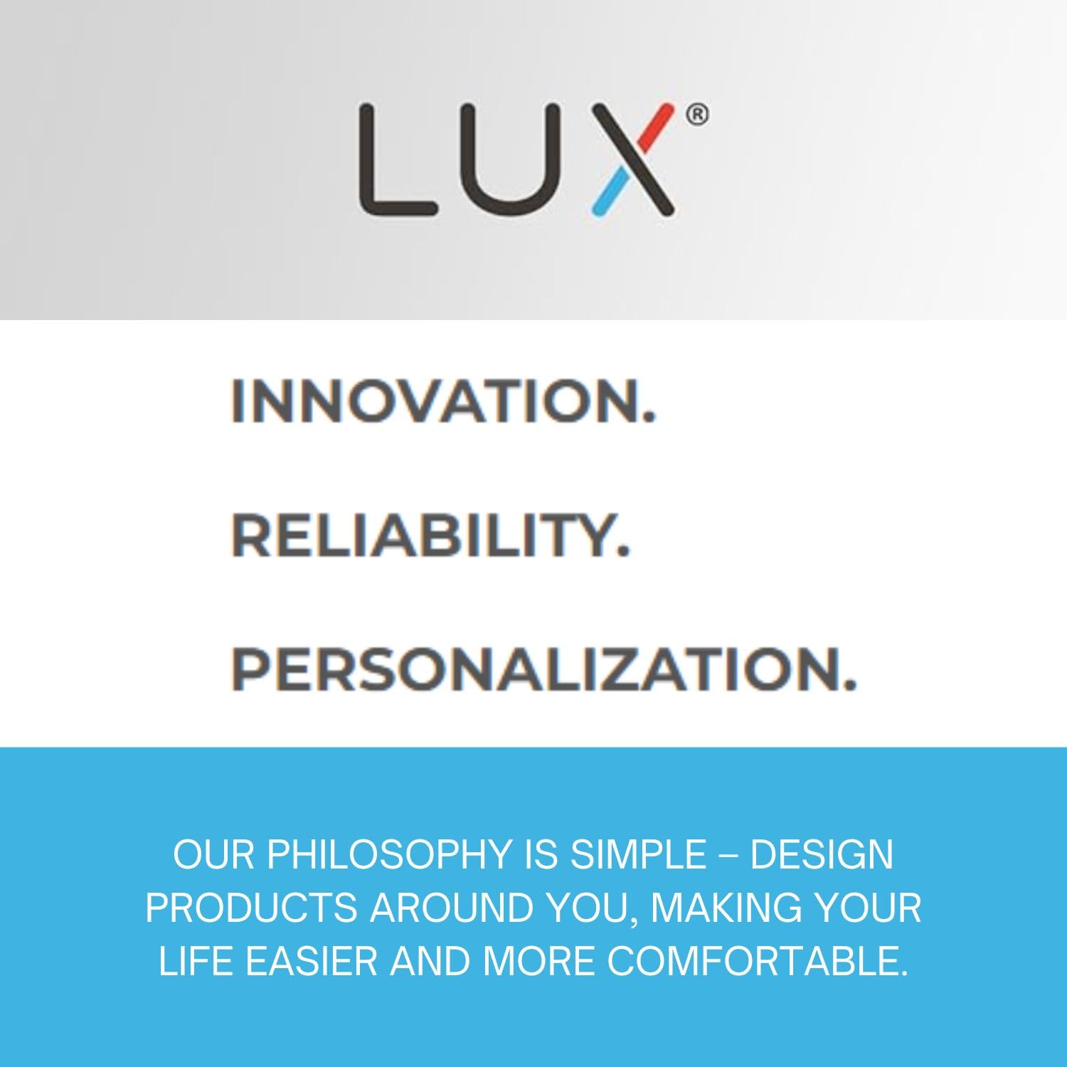 Lux Pro PSDH121B Non-Programmable Thermostat for Heat Pump - 2 Heat & 1 Cool Settings with Battery Included | Perfect for Home, Office & HVAC System Temperature Control