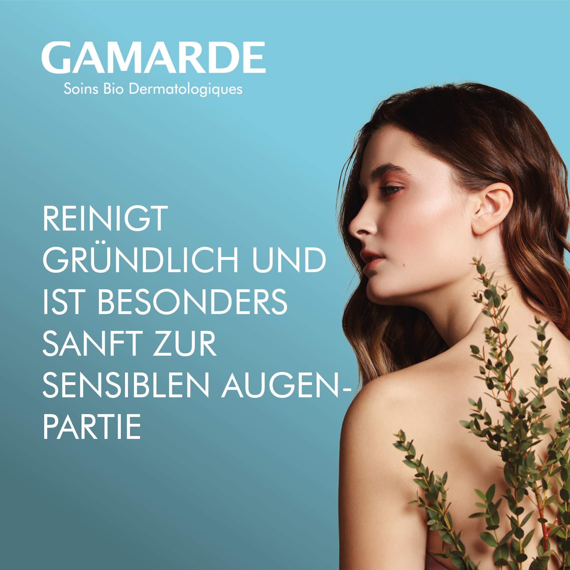 GAMARDE Organic Vegan Eye Makeup Remover - Gentle Cleansing for Sensitive Skin, Natural & Hypoallergenic, 30ml | Perfect for Daily Makeup Removal & Skincare Routine