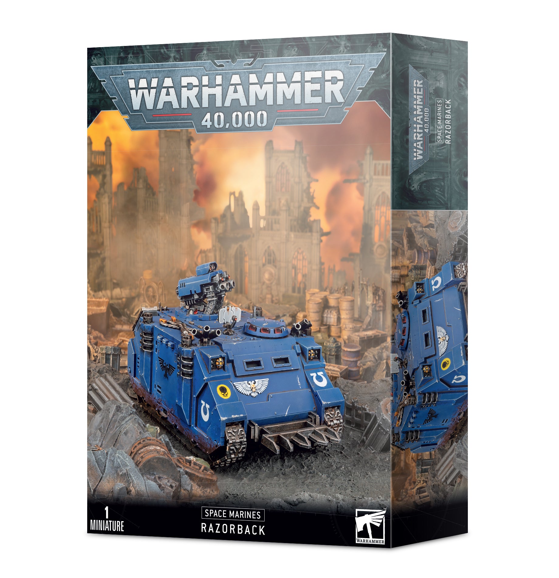 Warhammer 40K Space Marines Razorback Vehicle - Tabletop Wargaming Miniature for Warhammer 40,000 Battles & Collection