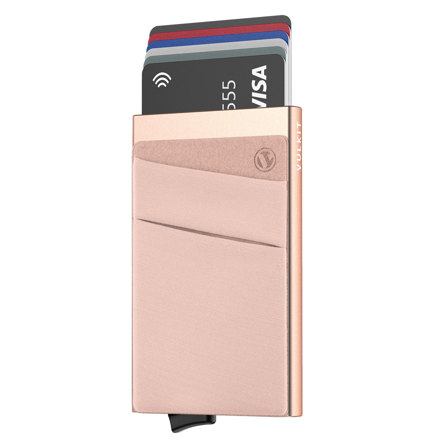 VC104 Elastic Cloth Cash & Coin Card Holder - Slim Wallet with Slot for Bills - Perfect for Travel, Business, and Everyday Use