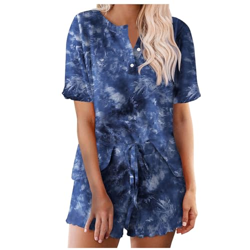 Pajama Sets#08-blue