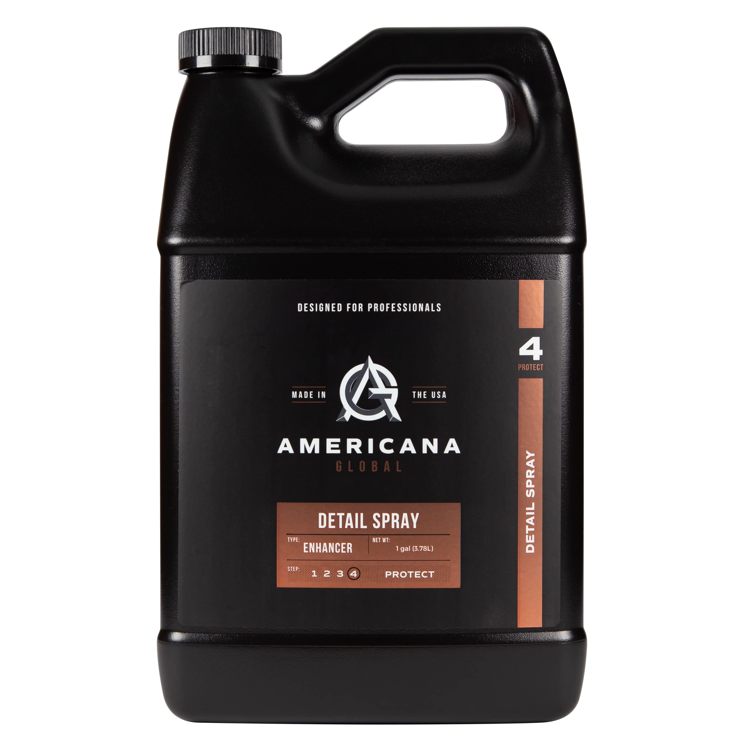 Detail Spray, 1-Gallon - Ready-to-Use Waterless Car Wash & SiO2 Detailing Spray for Cars, Trucks & Motorcycles - Perfect for Quick Cleaning & Shine Protection