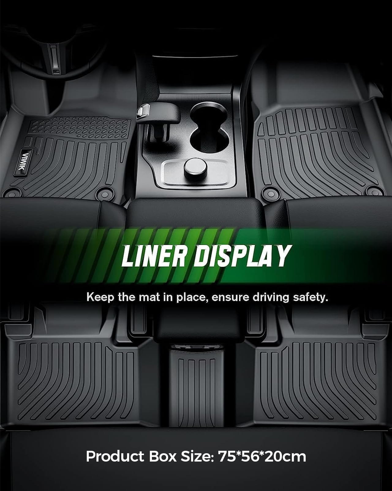 Premium All-Weather Floor Mats for Toyota Camry 2018-2024 (Excluding Hybrid) - Custom Fit Front & Rear Car Floor Liners, Odorless Non-Slip Protection - Perfect for Daily Commutes, Road Trips & Winter Driving