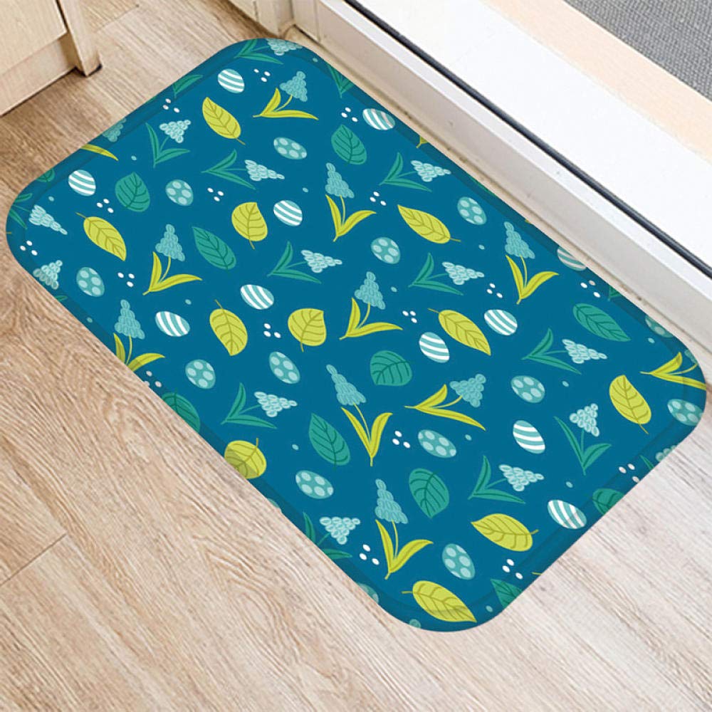 Non-Slip Suction Doormat 50x80cm - Waterproof Kitchen, Bathroom, Bedside, Living Room Rug for Home Entrance - Kids Safe, Christmas, Halloween, New Year Decor Gift - Perfect for Wet Floors, Entryway, and Pet Areas
