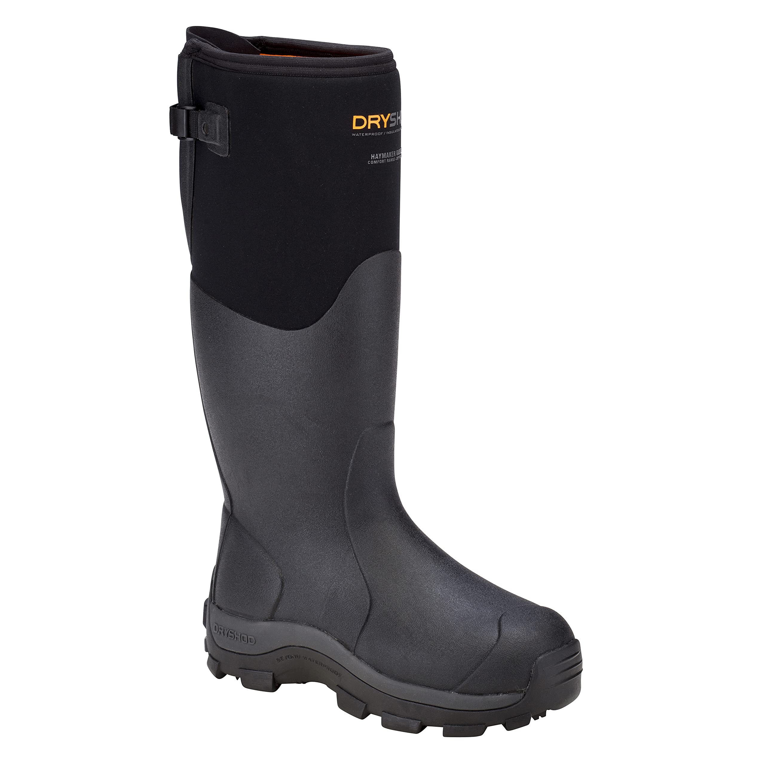 Dryshod Men's Haymaker Hi Farm Work Boots - Waterproof, Slip-Resistant, Durable Brown Boots for Farming, Construction & Outdoor Work (HAY-MH-BR)