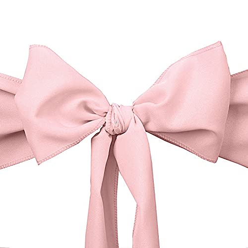 10 Pack Polyester Chair Sashes Bows for Wedding Decor - Elegant Party Ceremony & Reception Chair Ties - Bulk Wholesale Supplies (Perfect for Bridal Showers, Banquets, and Special Events)