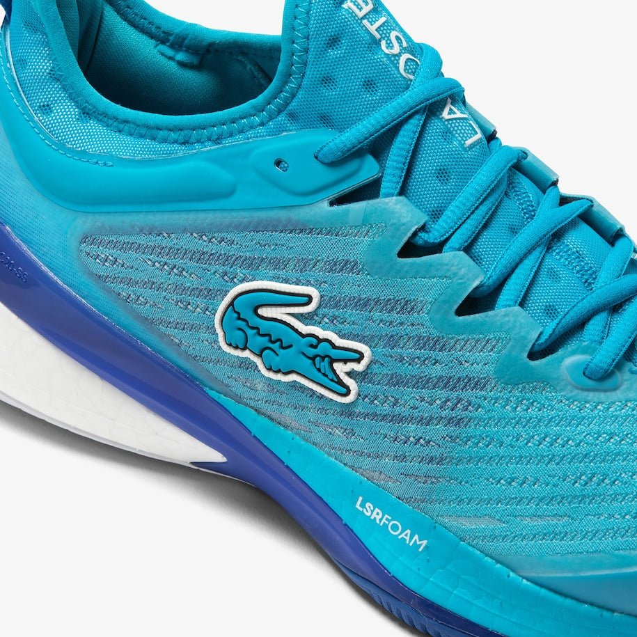 Lacoste AG LT23 Lite Women's Tennis Shoes - Lightweight Comfort for Casual & Sports Wear - Blue/White - Perfect for Tennis, Gym & Everyday Use