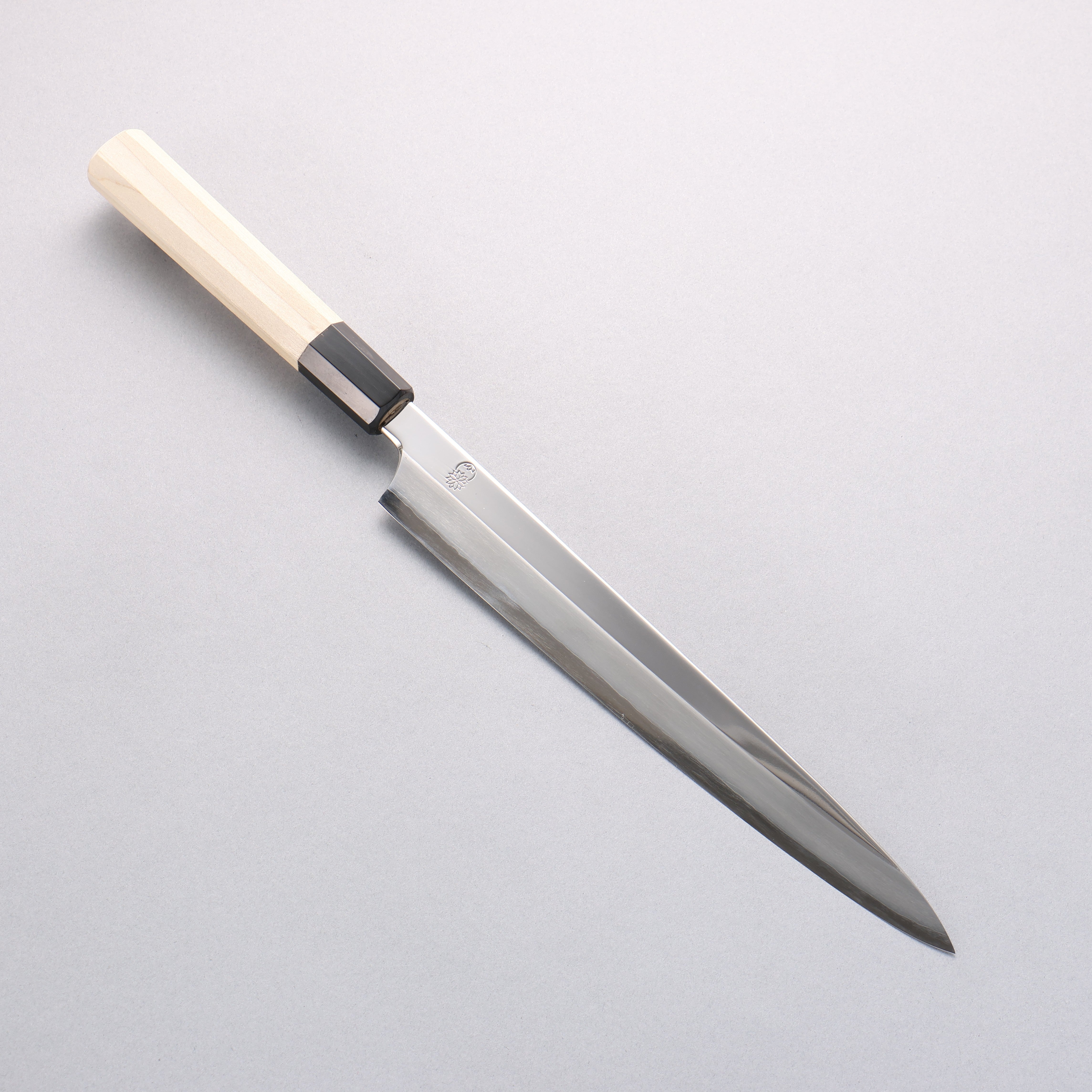 Premium Choyo Silver Steel No.3 Yanagiba Sushi Knife 240mm - Mirror Polished Blade with Magnolia Wood Handle - Perfect for Sushi Chefs & Japanese Cuisine Preparation
