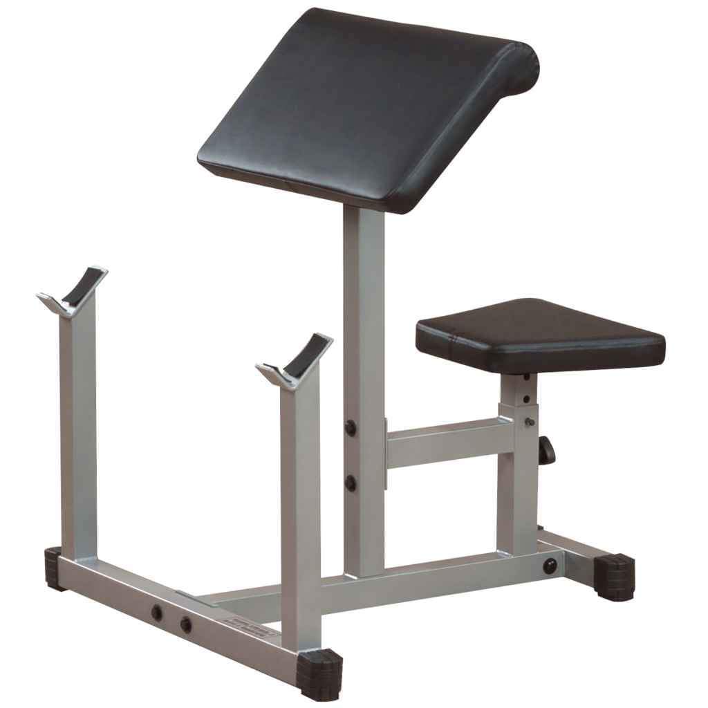 Powerline Preacher Curl Bench - Adjustable Arm Workout Bench for Bicep Curls & Strength Training - Perfect for Home Gym & Fitness Enthusiasts