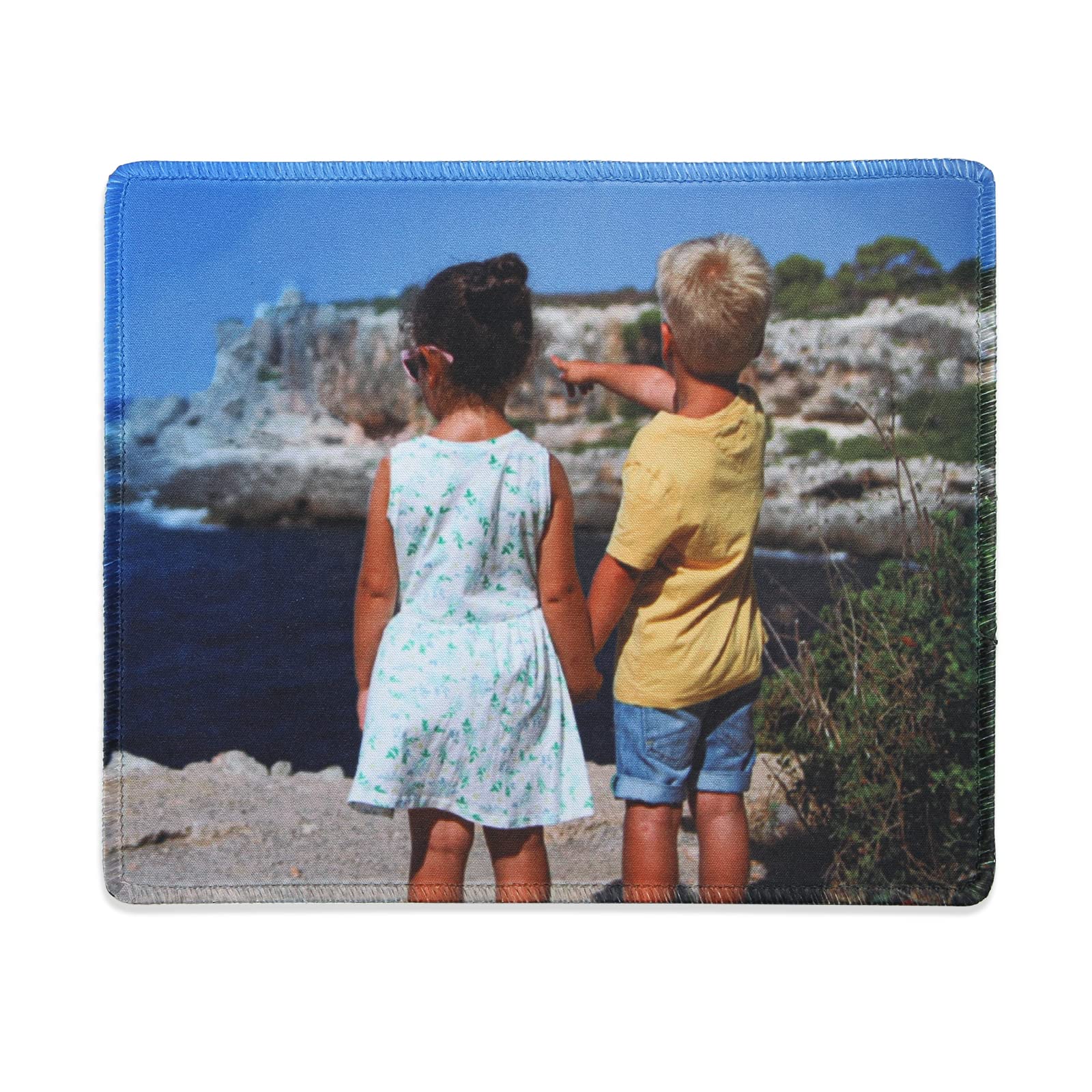 Custom Photo Mouse Pad - Personalized Gaming & Office Desk Mouse Mat with Your Photos - Large 24x20cm Rubber Non-Slip Mousepad for Computer, Laptop, Wireless Mouse - Perfect for Work, Gaming & Home Office Setup