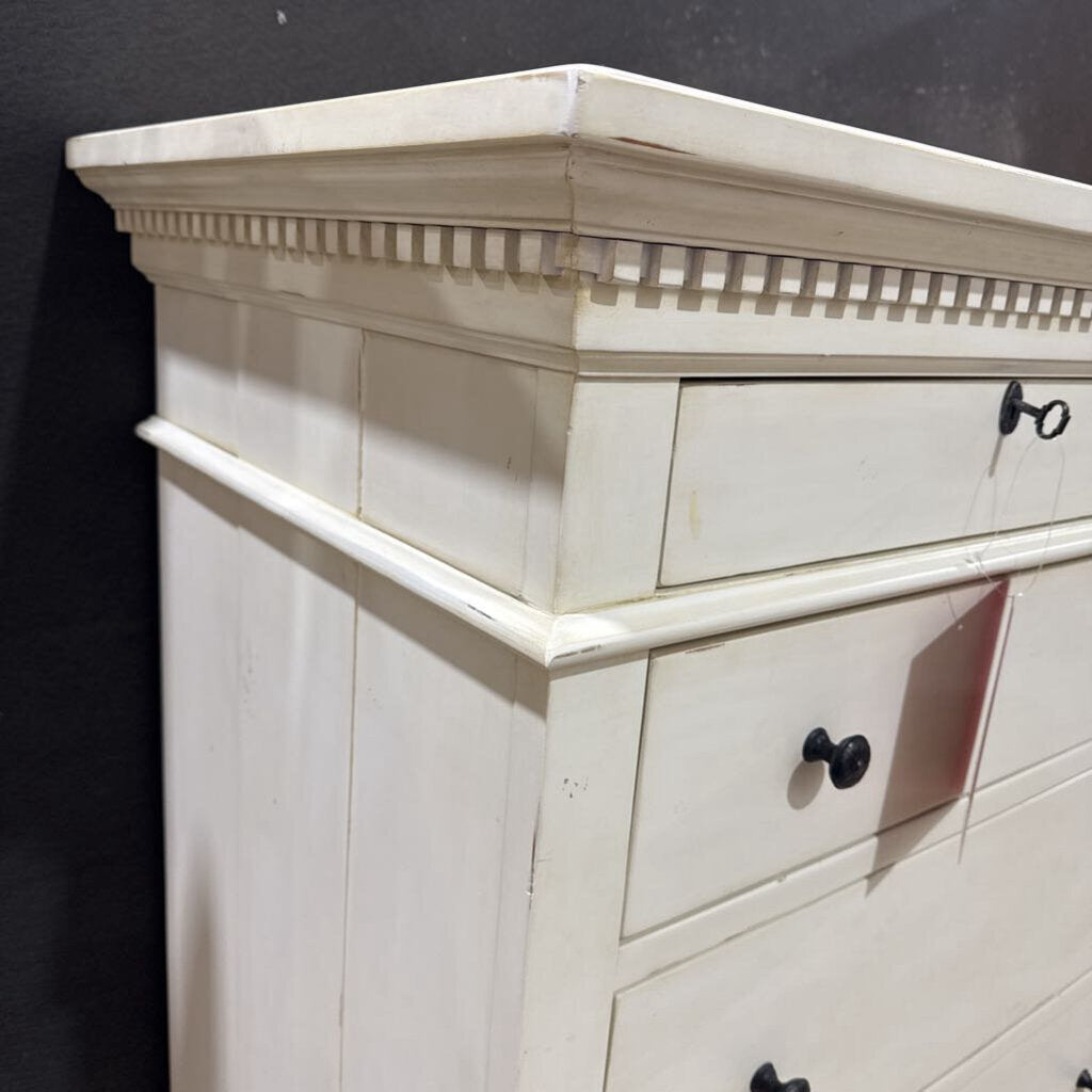 Restoration Hardware St. James 11-Drawer Dresser Chest in White - 71