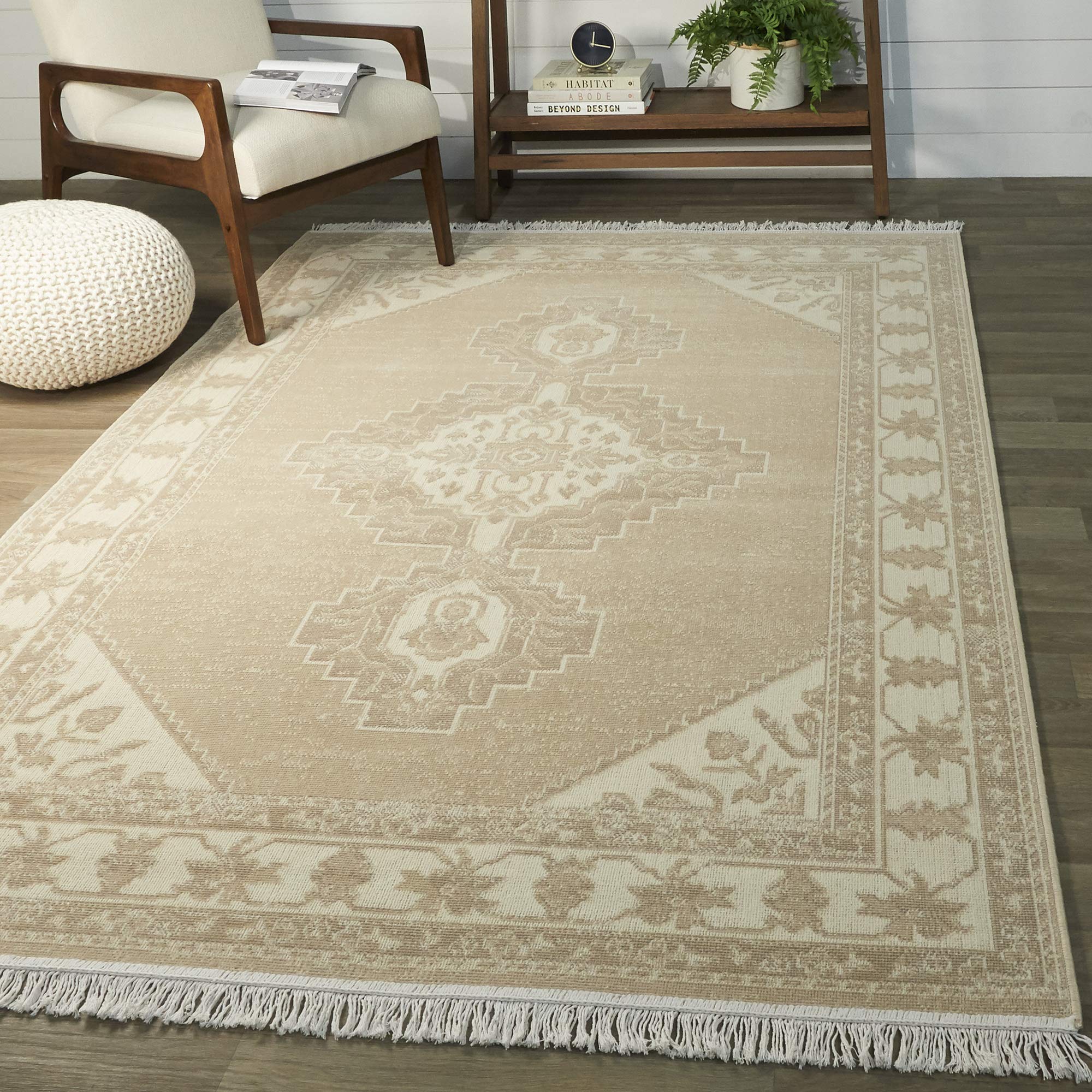 Balta Rugs Halstead Oriental Persian Area Rug - Premium Handmade Vintage Design for Living Room, Bedroom & Dining Room Decor