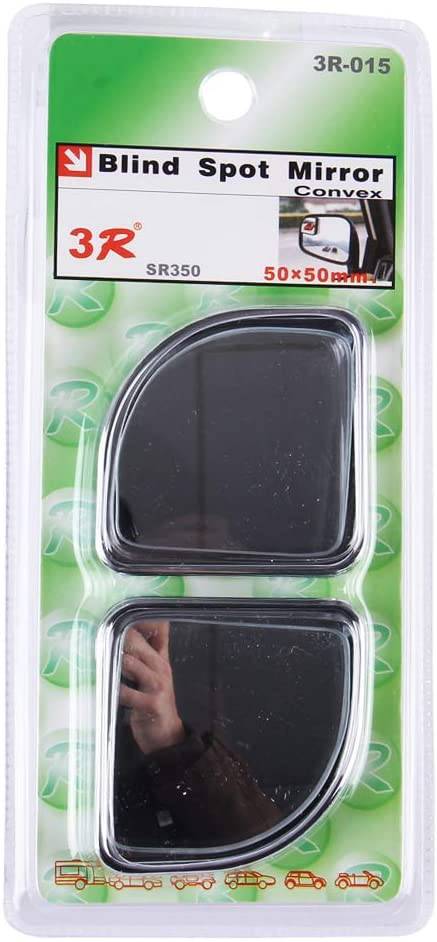 360° Rotating Blind Spot Mirrors for Cars - 2 Pack Wide Angle Rear View Mirrors with Adjustable Angle - Enhance Driving Safety for Parking, Lane Changing & Reversing