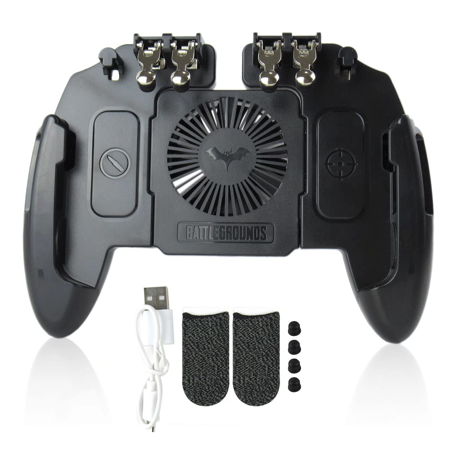 Wireless Game Controller for PUBG Mobile - Trigger Joystick Gamepad Compatible with iPhone & Android Phones - Perfect for FPS Gaming & Competitive Play