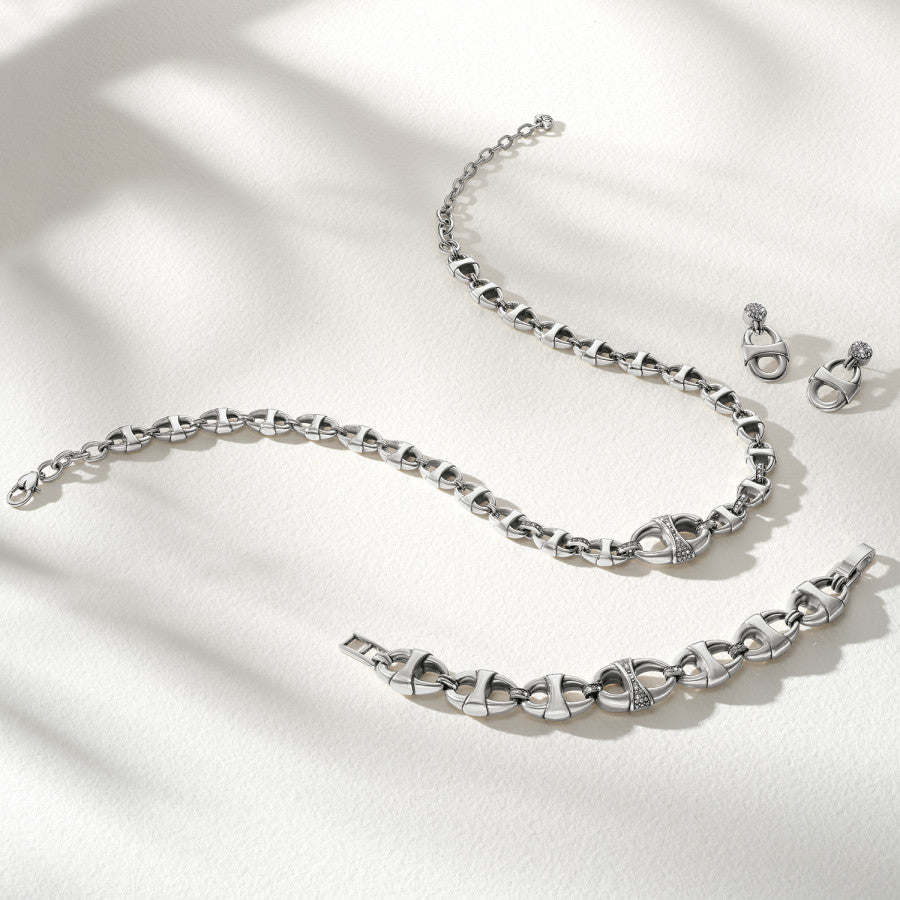 Portofino Sparkle Drop Post Earrings for Women - Elegant Dangling Crystal Stud Earrings for Daily Wear & Special Occasions