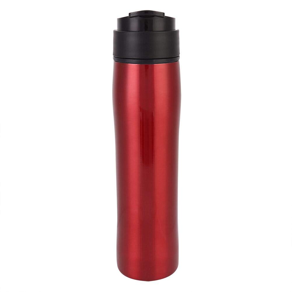 Stainless Steel French Press Coffee Maker - Portable for Camping & Office