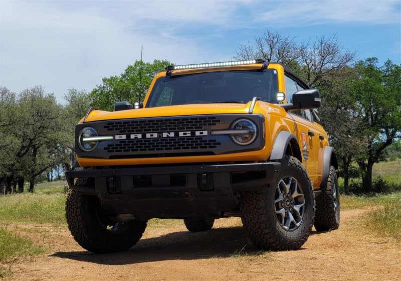 Bronco Off-Road LED Light Bar - M-15200K-BML Mirror Mounted Driving Lights for Jeep & 4x4 Vehicles | Perfect for Night Trail Riding, Camping & Off-Road Adventures