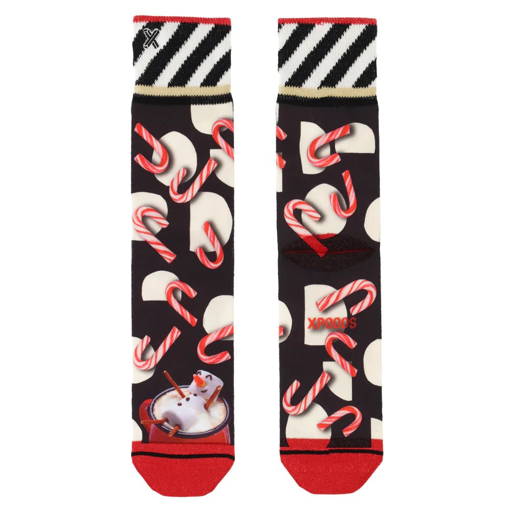 Cozy Hot Chocolate Socks for Women & Men - Soft Winter Warm Socks with Cute Hot Cocoa Mug Design - Perfect for Christmas Gifts, Cold Weather & Relaxing at Home