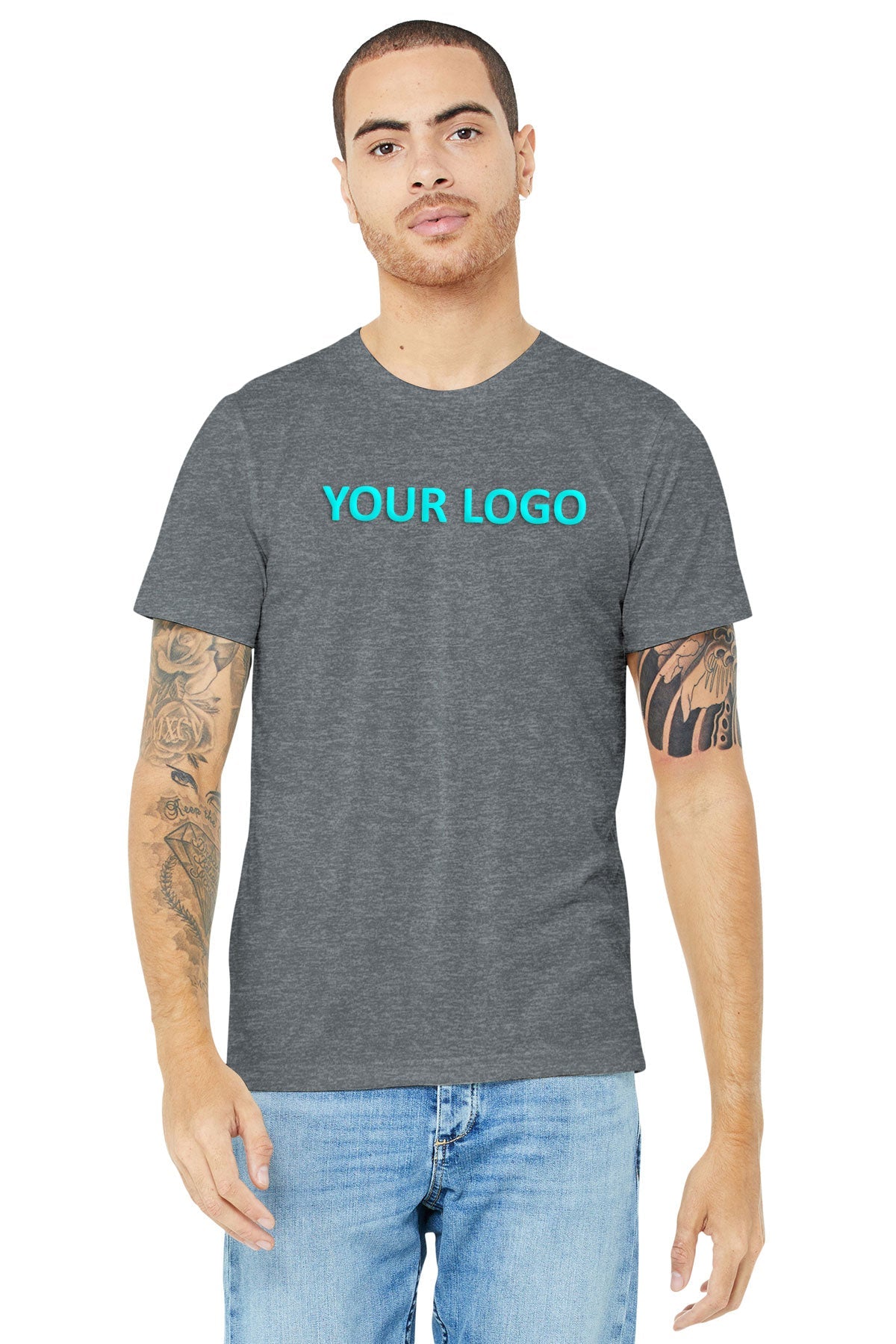 Bella Canvas Unisex USA Jersey T-Shirt - Soft Cotton Short Sleeve Tee for Men & Women - Perfect for Gym, Workout, Casual Wear & Everyday Outfits