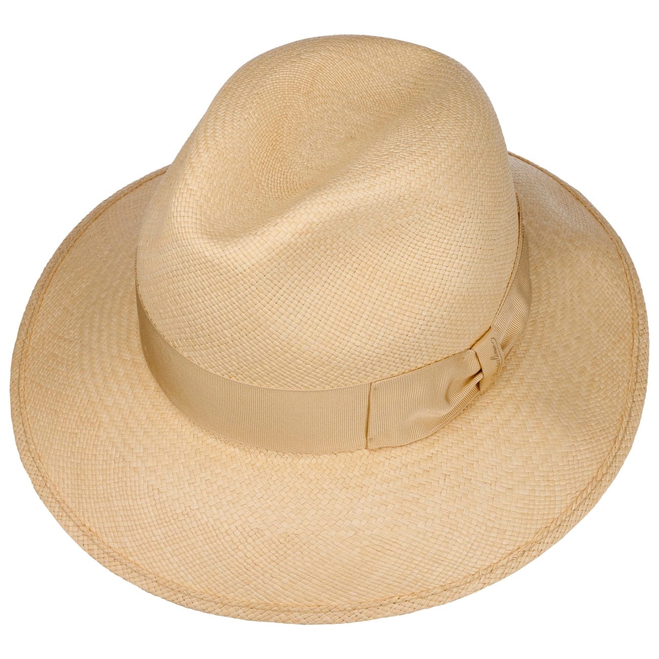 Borsalino Big Brim Fedora Straw Hat for Women & Men - Summer Sun Protection, Beach Vacation, Outdoor Activities