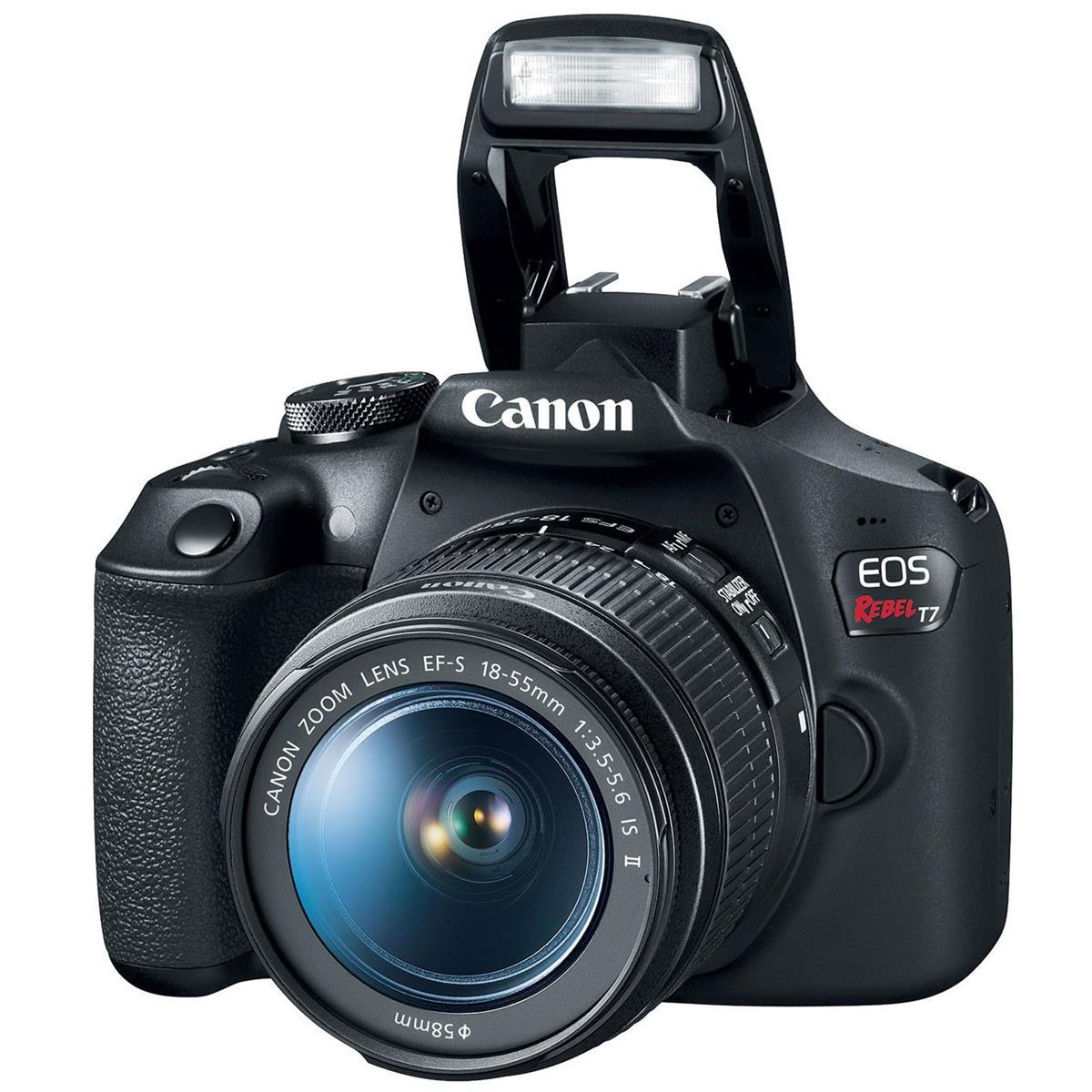 Canon EOS Rebel T7 DSLR Camera with 18-55mm Lens Kit | Professional Photography for Beginners, Travel & Vlogging | High-Quality Digital SLR with Auto Focus & WiFi