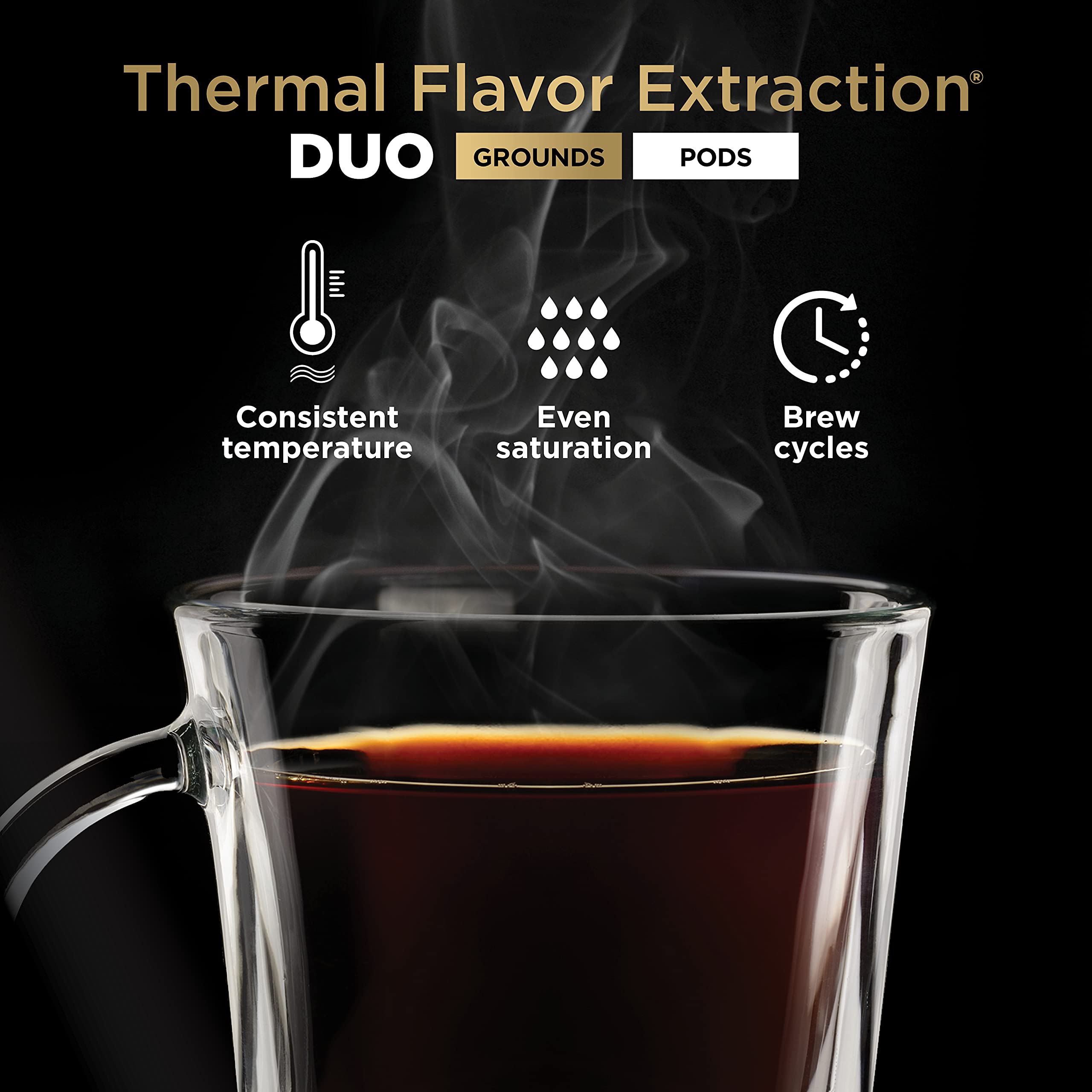 Ninja DualBrew Pro Specialty Coffee Maker - 12-Cup Hot & Iced Coffee Machine with K-Cup Compatibility, Permanent Filter & Single-Serve Convenience | Perfect for Home, Office & Entertaining (Model CFP307)