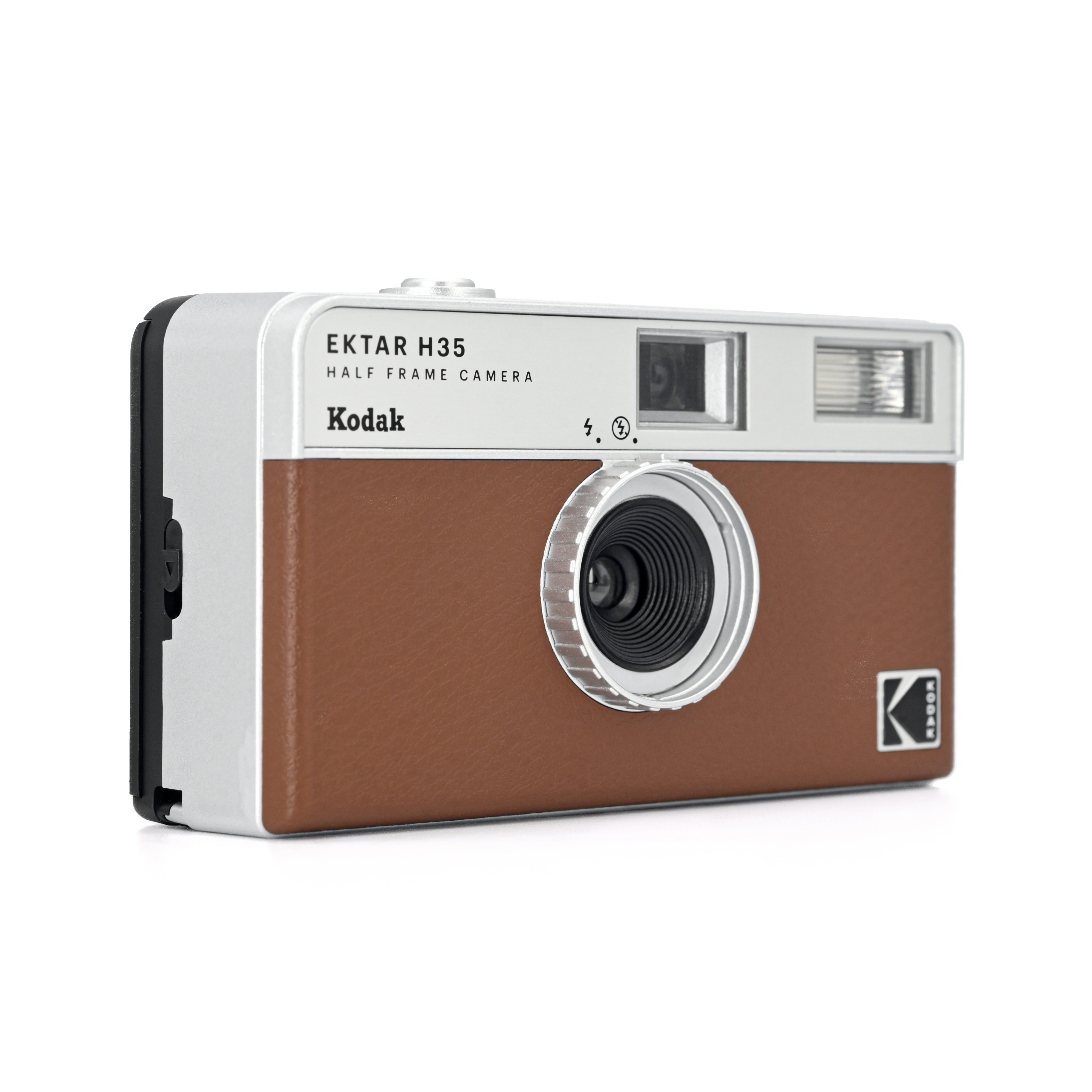 Kodak Ektar H35 35mm Half Frame Film Camera - Compact & Lightweight (Brown) | Perfect for Travel Photography, Street Shots & Vintage Film Enthusiasts