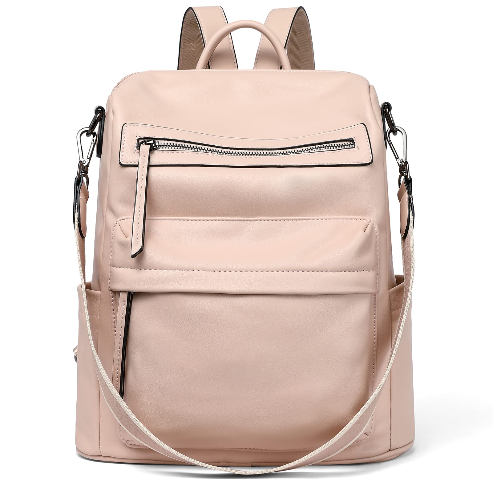 Stylish BROMEN Leather Backpack Purse for Women - Large Fashion Designer Shoulder Bag for Travel, Work & Daily Use | Durable & Trendy Ladies Handbag for Commuting, Shopping & Weekend Outings