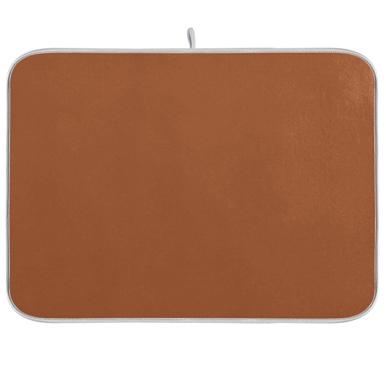 **XL Terracotta Dish Drying Mat – 16x18 Inch Heat-Resistant Microfiber Kitchen Counter Drainer Pad | Perfect for Drying Dishes, Utensils & Cookware | Stylish & Functional Kitchen Decor**    *(Use Case: Ideal for kitchens, countertops, or near sinks to protect surfaces while drying dishes, cups, and cookware. Adds rustic charm to modern or farmhouse-style decor.)*