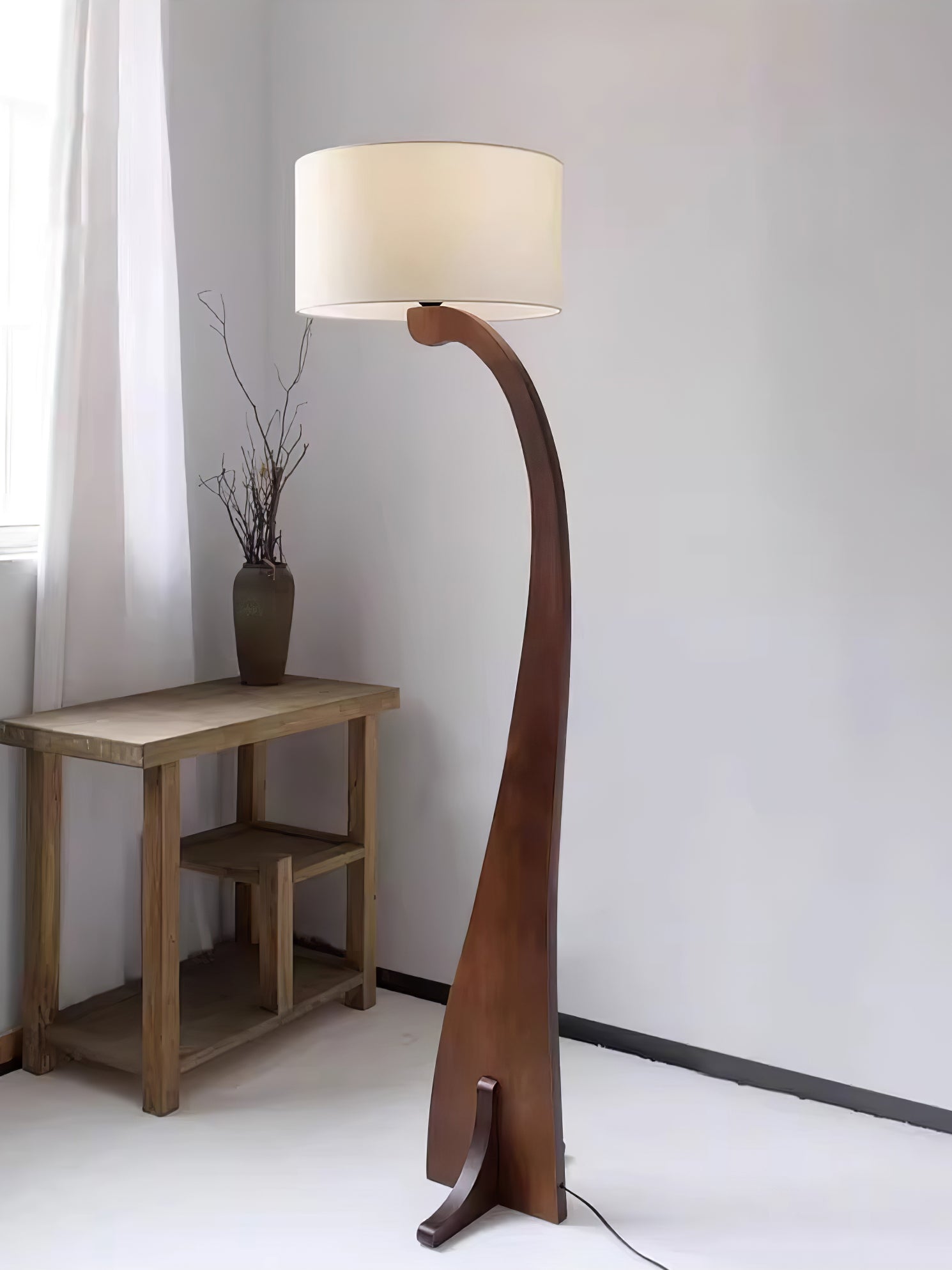 Modern Bow Curve Floor Lamp - Adjustable Arc Standing Light for Living Room, Bedroom & Office - Perfect for Reading, Decor & Ambient Lighting