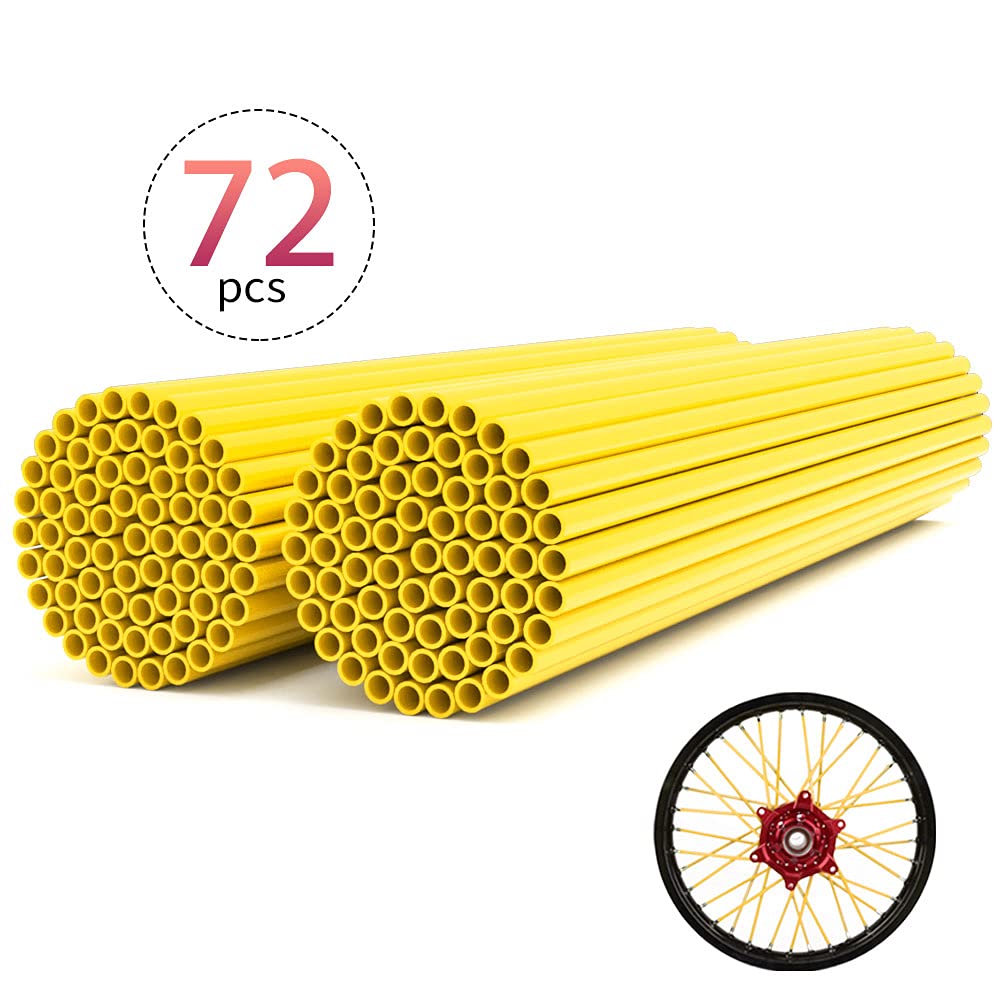 JFG RACING 72Pcs Universal Bike Spoke Covers for 8