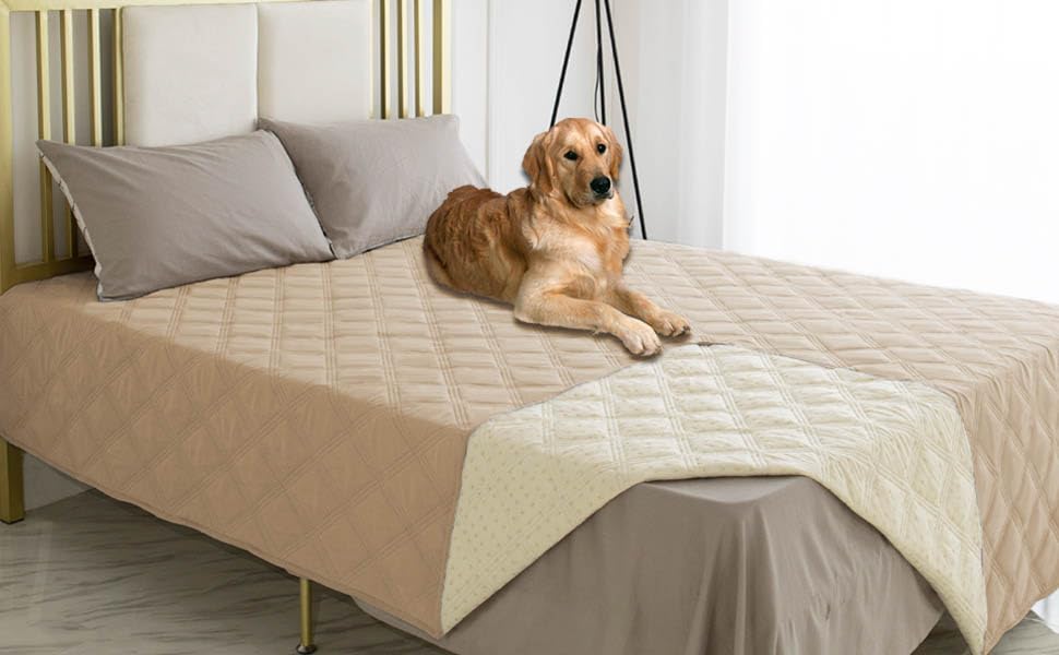 Ameritex Waterproof Dog Bed Cover - Non-Slip Pet Blanket for Furniture Protection, Couch & Sofa Protector - Ideal for Pets, Indoor Use, and Home Decor