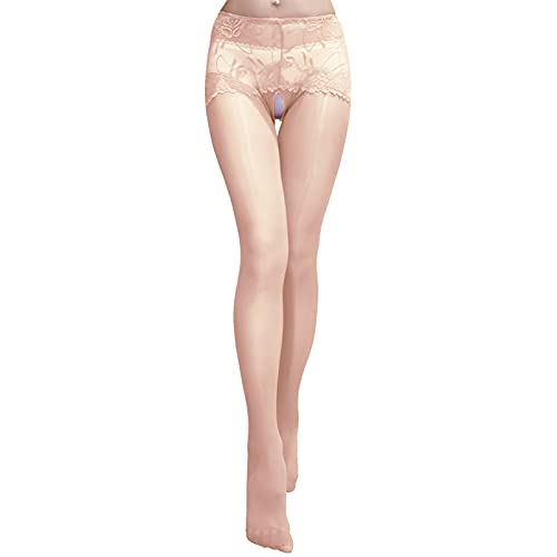 Beige,open Crotch