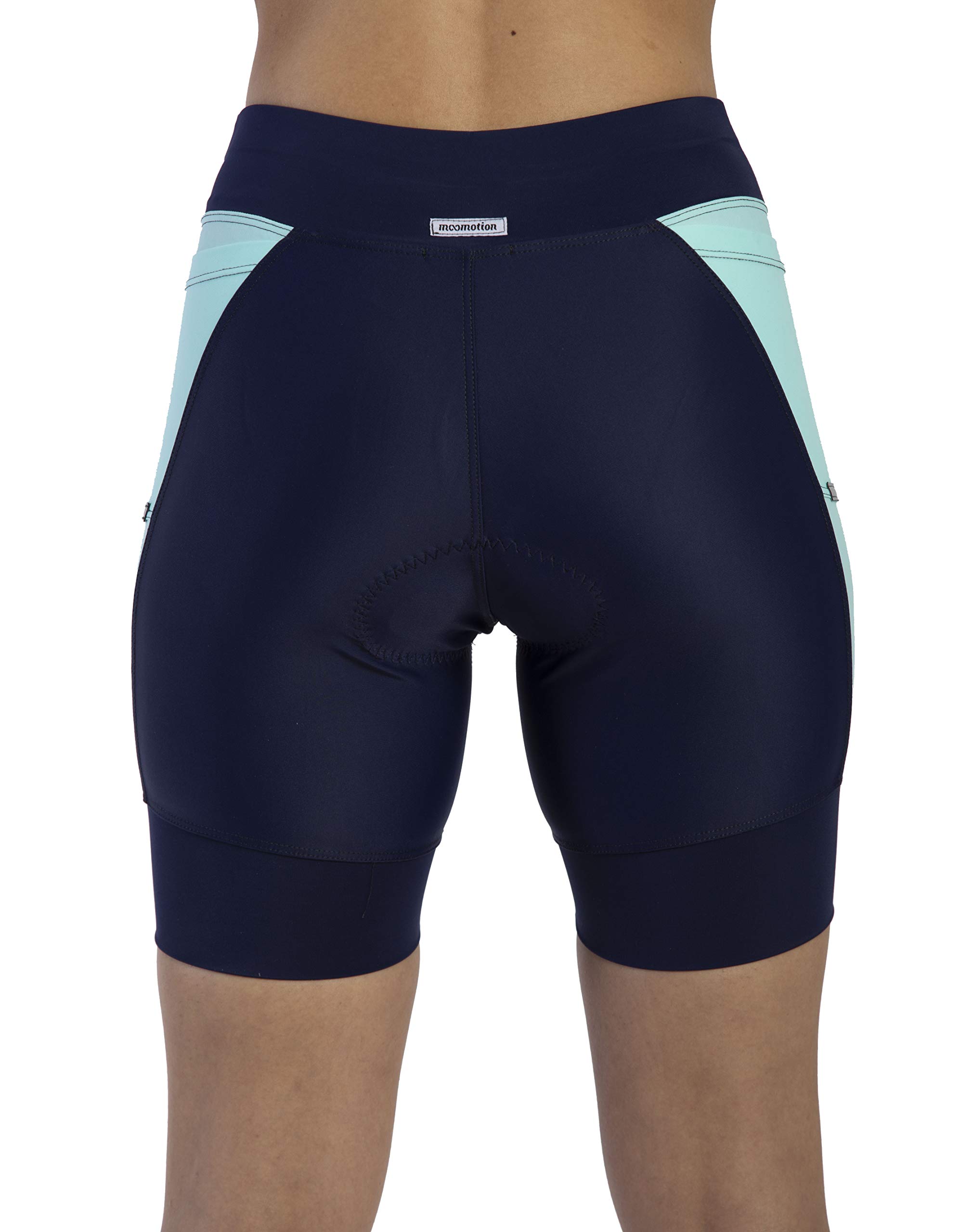 Women's Triathlon Shorts - Soft Padded Quick-Dry Chamois with Side Pockets - USA Made for Swim, Bike & Run - Perfect for Triathlons, Cycling & Outdoor Workouts