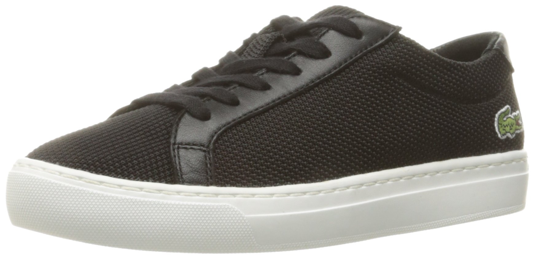 Lacoste Kids' Caj Sneaker - Comfortable & Stylish White Leather Shoes for Boys & Girls | Perfect for School, Play & Casual Outings