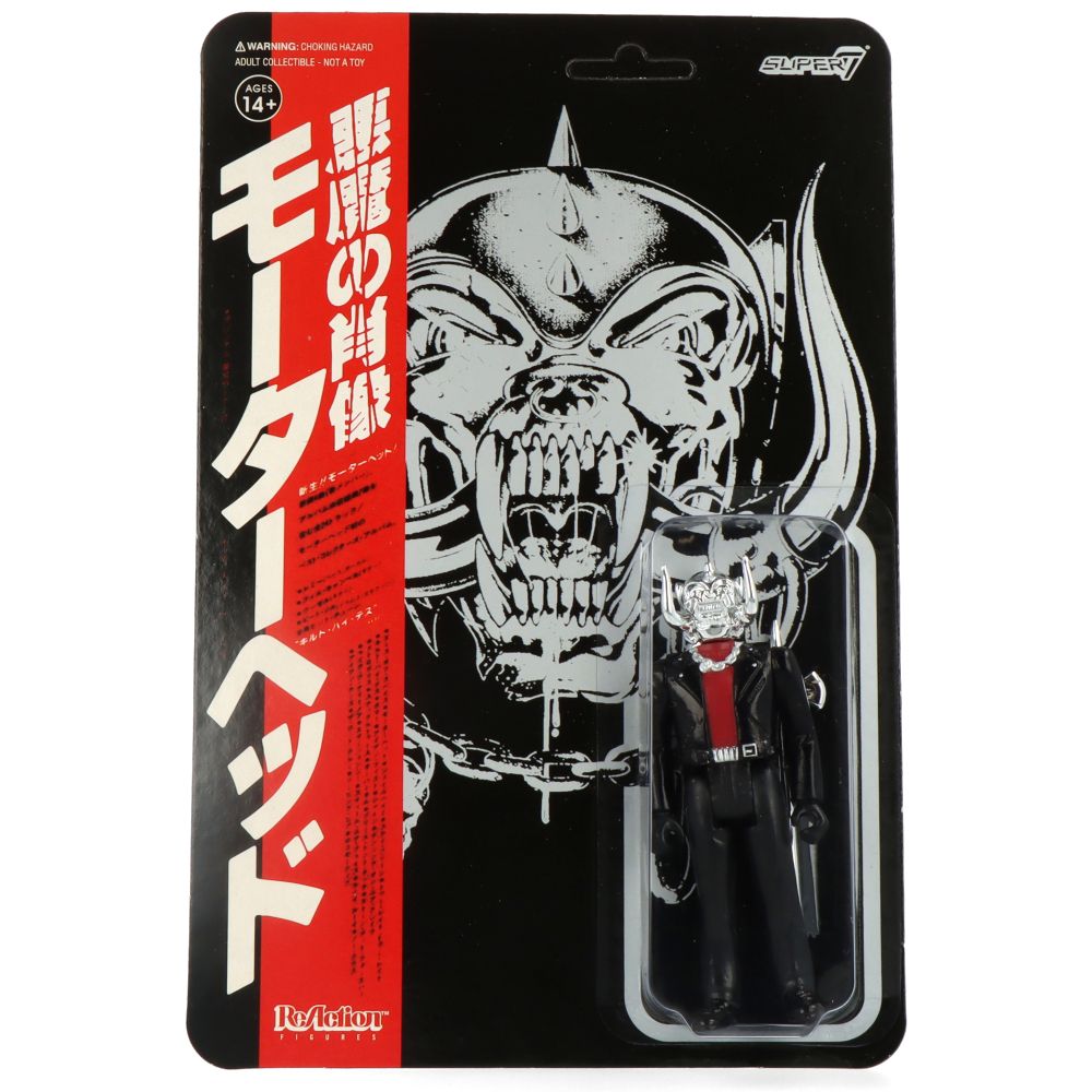 Motörhead Warpig ReAction Figure - Collectible Rock Band Action Figure for Fans & Music Lovers - Perfect for Display, Gifts & Rock Memorabilia Collections