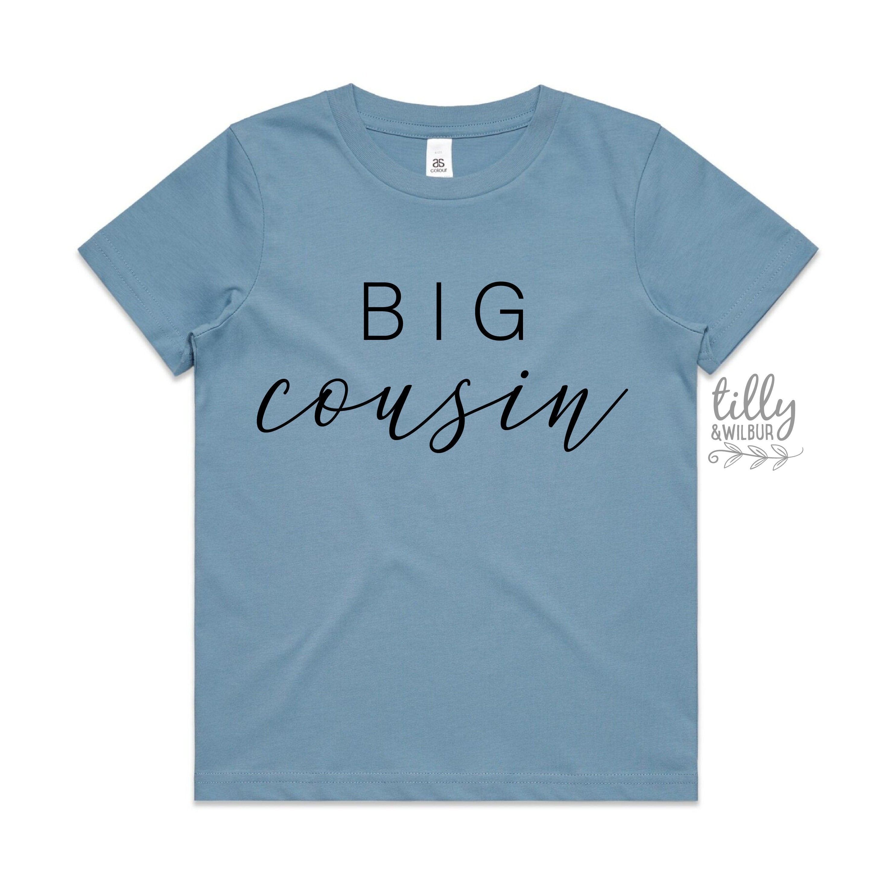 Big Cousin Graphic T-Shirt - Comfortable Cotton Tee for Men & Women - Perfect for Family Reunions, Casual Outings & Gifts