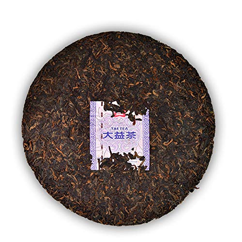 Premium Organic Menghai Tian Chun Ripe Pu-erh Tea Cake - 300g Aged Black Tea for Relaxation & Digestion | Perfect for Gifting, Afternoon Tea & Meditation Moments