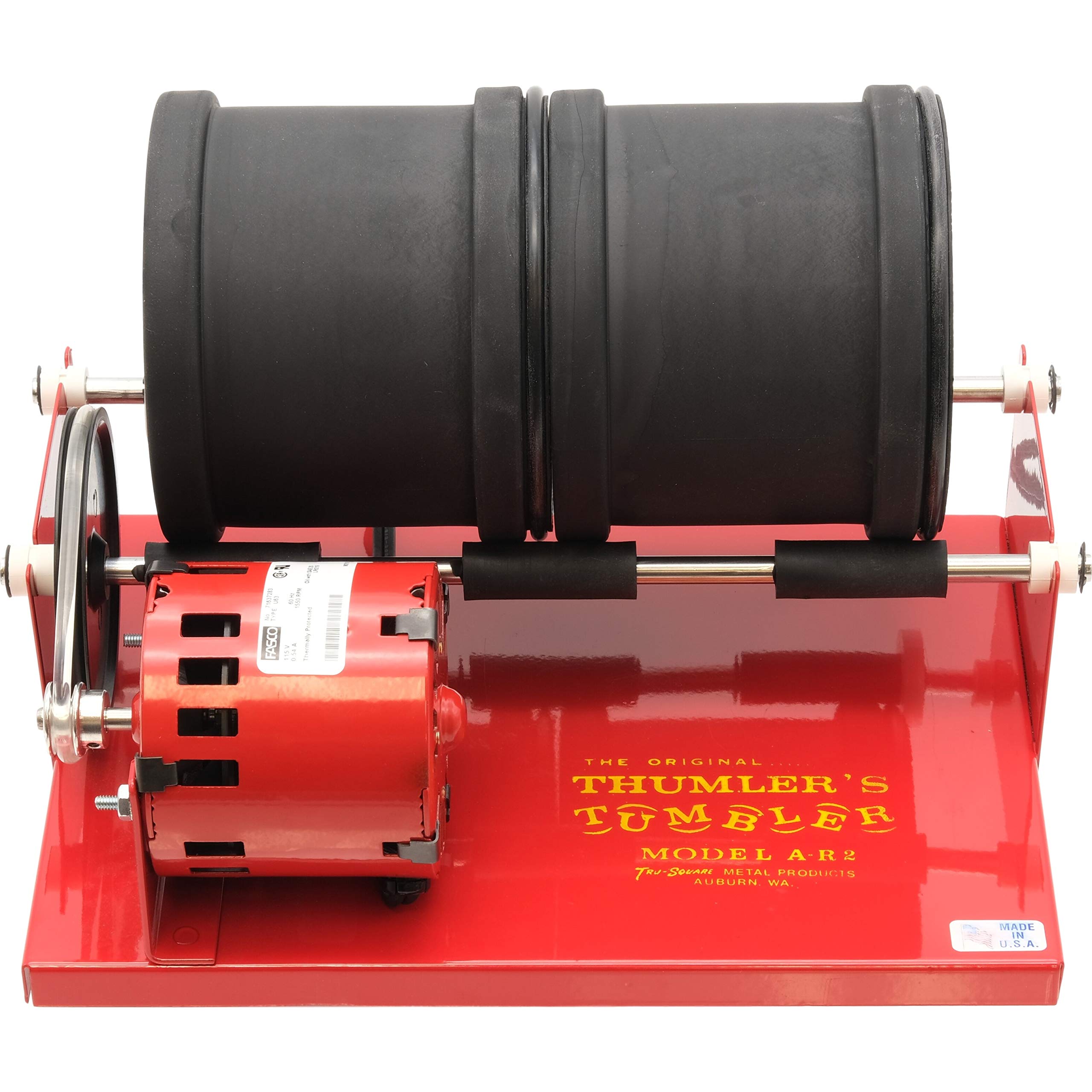 Tru-Square Metal Products Model A-R2 Rock Tumbler Kit - Professional Rock Polishing Machine for Gemstones, Jewelry Making & Lapidary Hobbyists