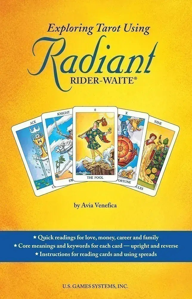 Radiant Rider Waite® Tarot Deck - Premium 78-Card Tarot Set for Beginners & Professionals | Perfect for Divination, Meditation & Spiritual Guidance