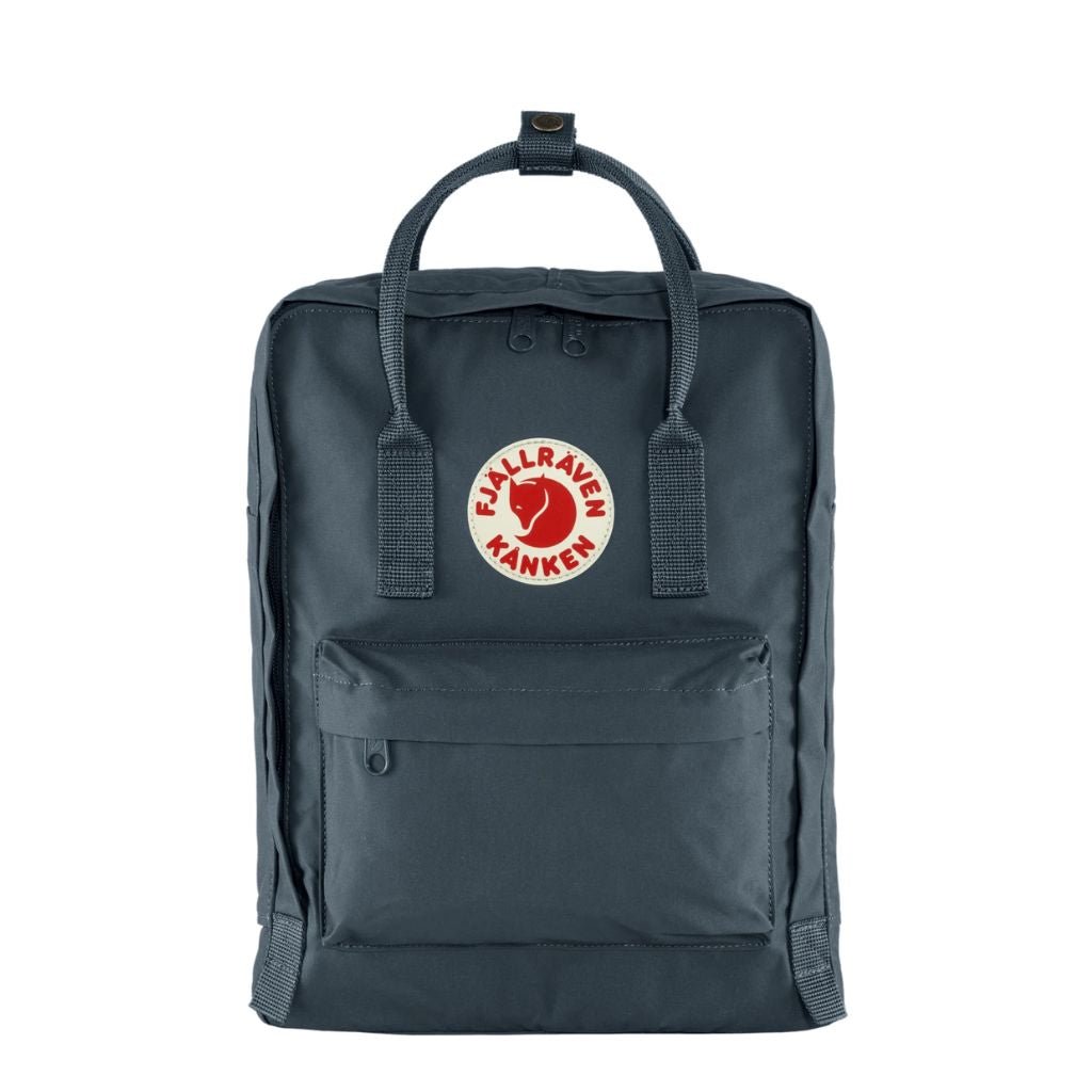 Fjallraven Kanken Backpack - Water-Resistant 16L Laptop Backpack for Women & Men, Navy Blue - Perfect for School, Travel, and Outdoor Adventures