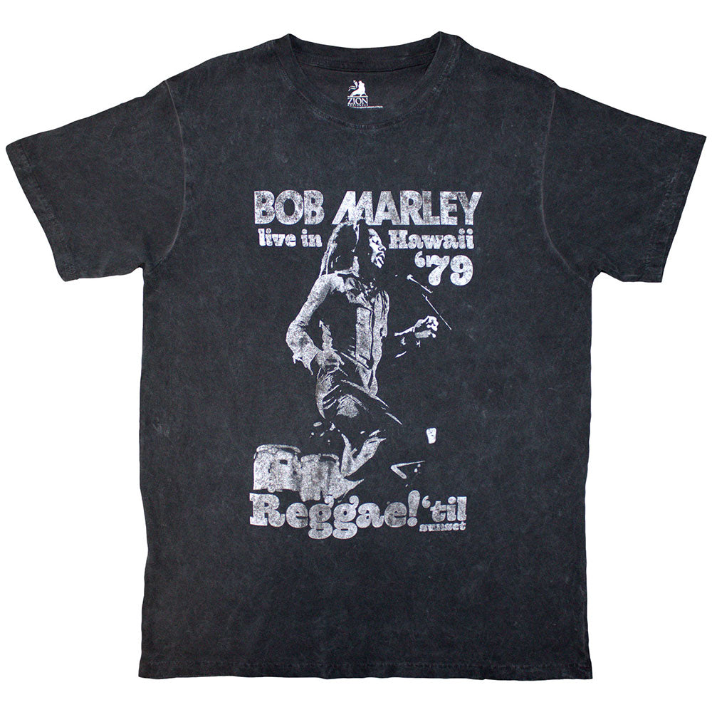 Bob Marley Unisex T-Shirt - Hawaiian Style Wash Collection | Reggae Music Lovers Casual Wear for Beach & Summer Outfits