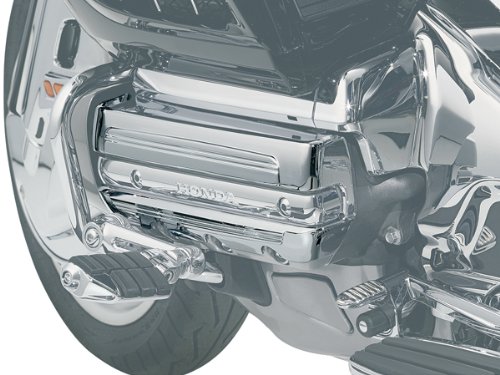 Kuryakyn Chrome LED Lighting Valve Covers for Harley Davidson Motorcycles - Custom Bike Accessories for Night Riding & Show Events