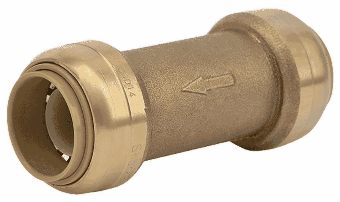 3/4 x 3/4 Inch Lead Free Brass Check Valve - Sharkbite U2016 0000LF - Perfect for Plumbing, Water Supply Systems & DIY Home Repairs