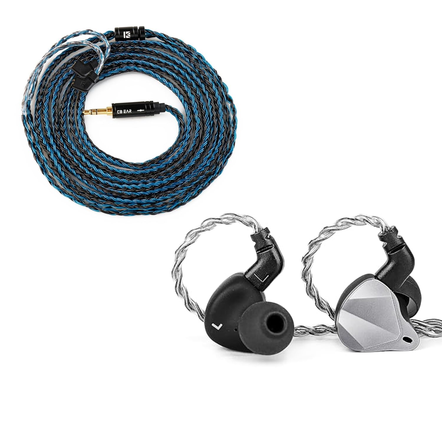 KeepHiFi AGA ONE HiFi Earbuds with 16-Core Silver-Plated IEM Cable (QDC Pin) - Premium Sound Quality for Audiophiles, Musicians & Travelers