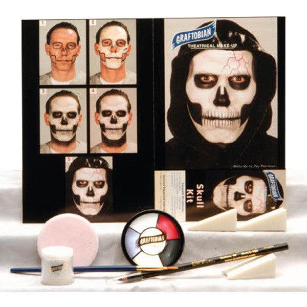 Graftobian Complete Halloween Makeup Kit - Professional Face Paint & Costume Cosmetics for Spooky Transformations - Perfect for Halloween Parties, Costume Contests & Theatrical Performances