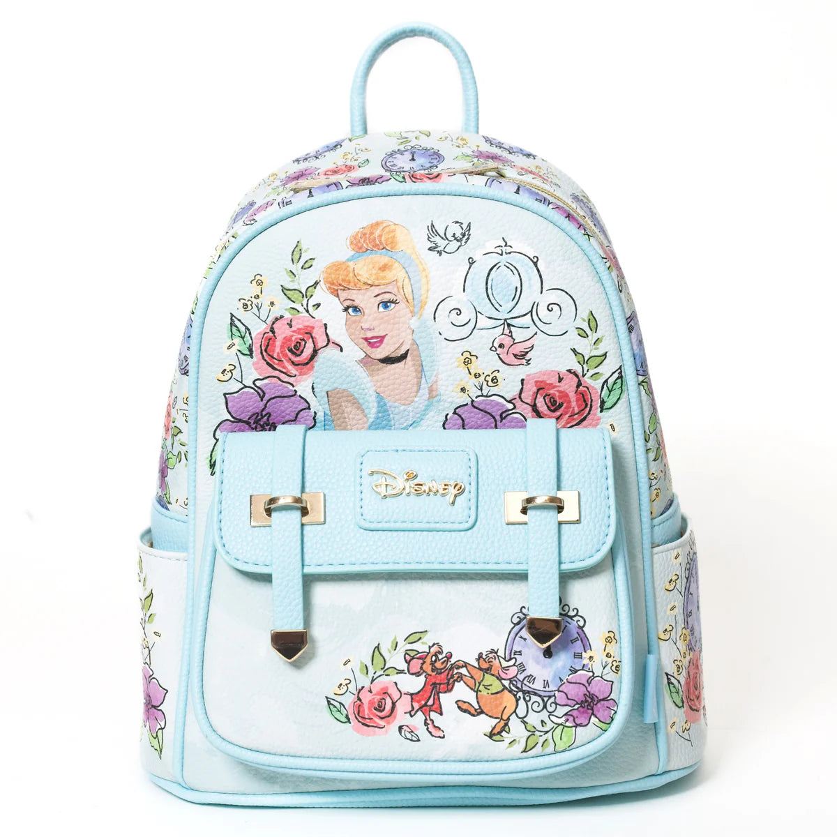 Disney Cinderella Mini Backpack for Kids - Princess Themed Small Purse for School, Travel & Dress Up Play | Official Wonda Pop Collection