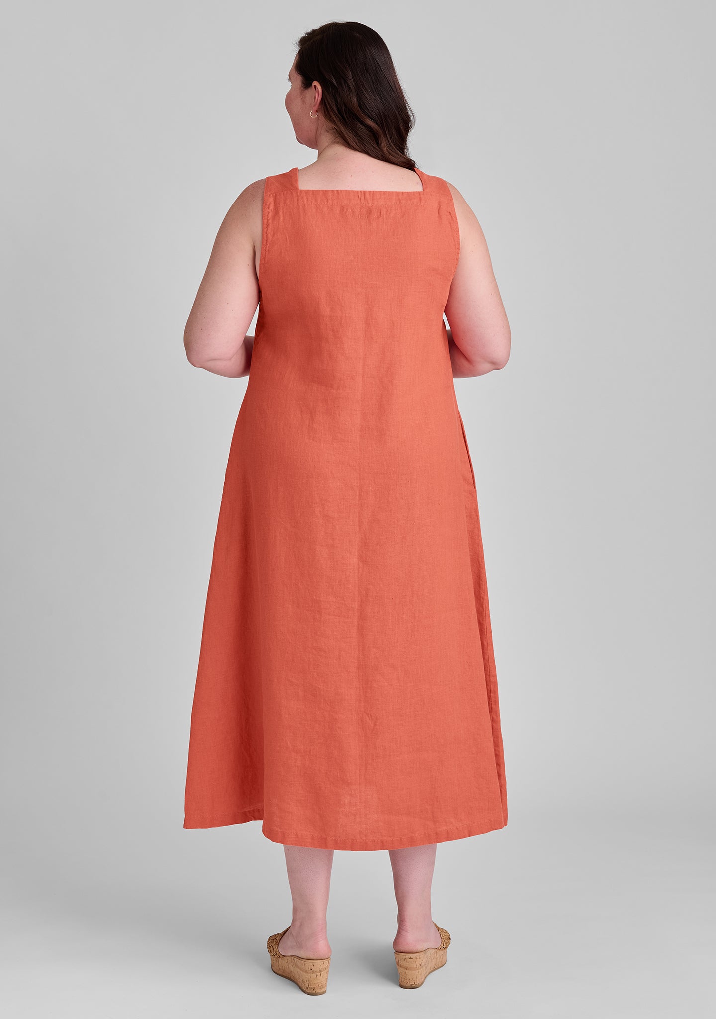 Harlow Linen Maxi Dress - Women's Boho Summer Beach Dress with Pockets | Perfect for Vacations, Weddings & Casual Outings